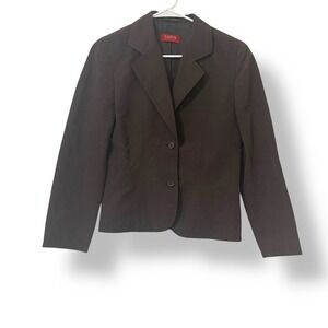 Taifun Collection Brown Blazer Jacket Women's Business Career Coat 42
